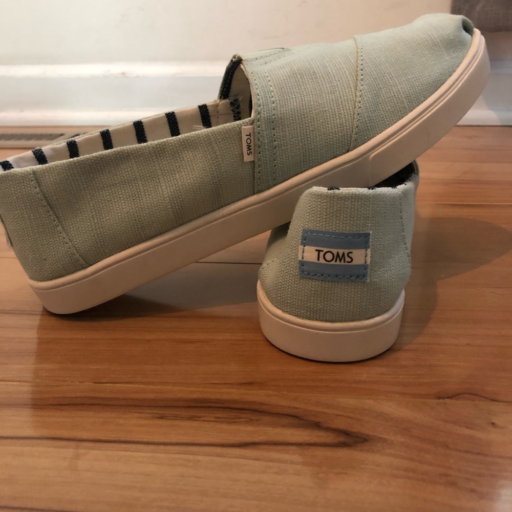 COPY - NWOT Toms Mint Green Ortho Slip Ons!💚
